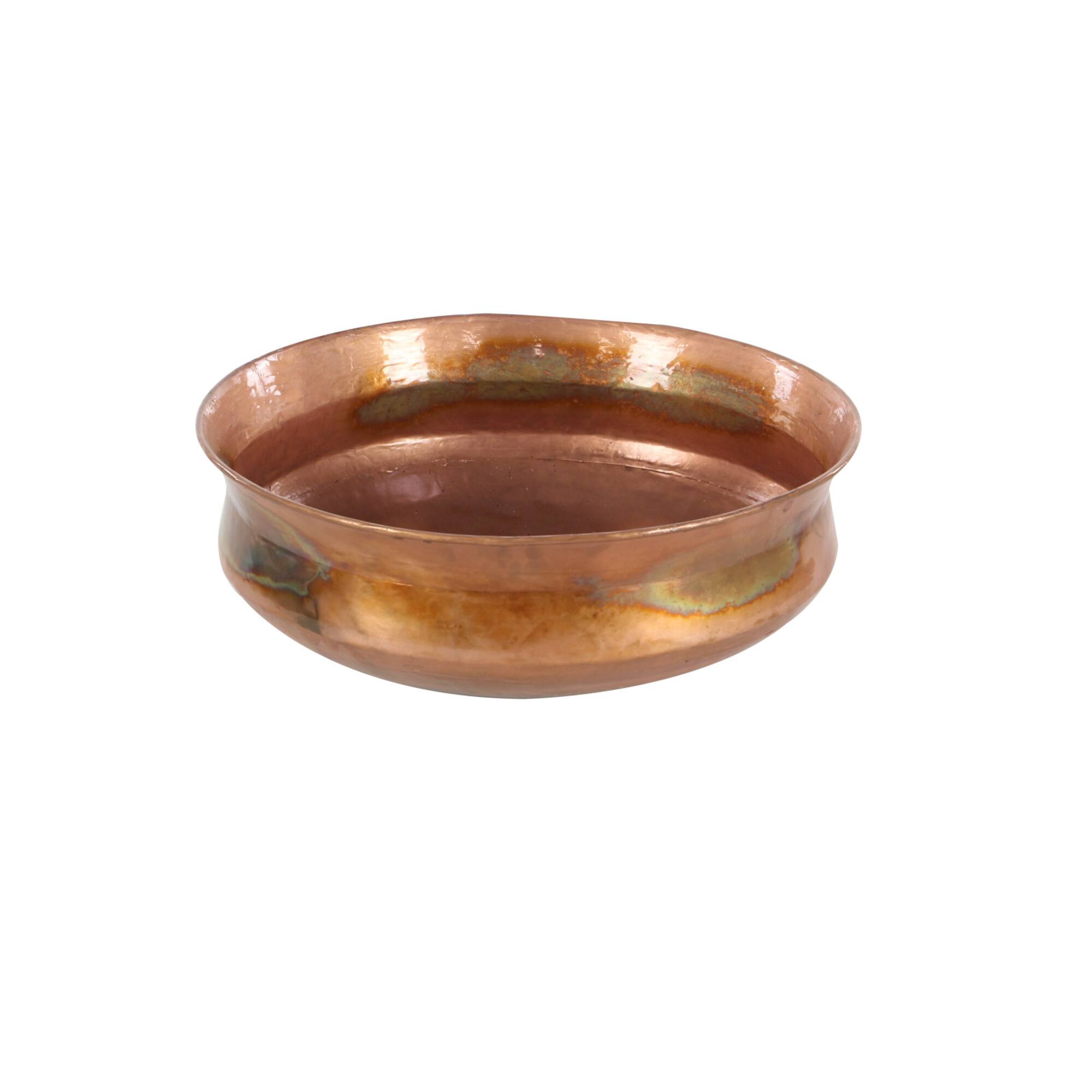 Copper Metal Rustic Planter Set